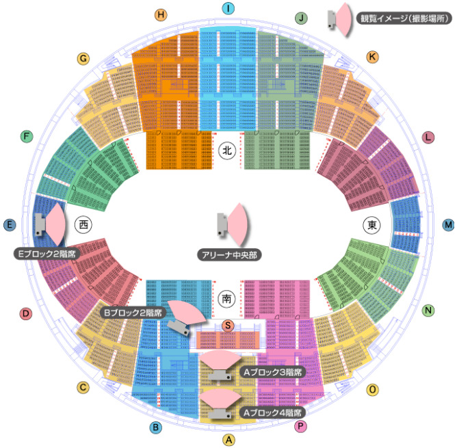 なにわ男子 Debut Tour 2022 1st Love 各ライブ会場のキャパと座席、見え方の比較